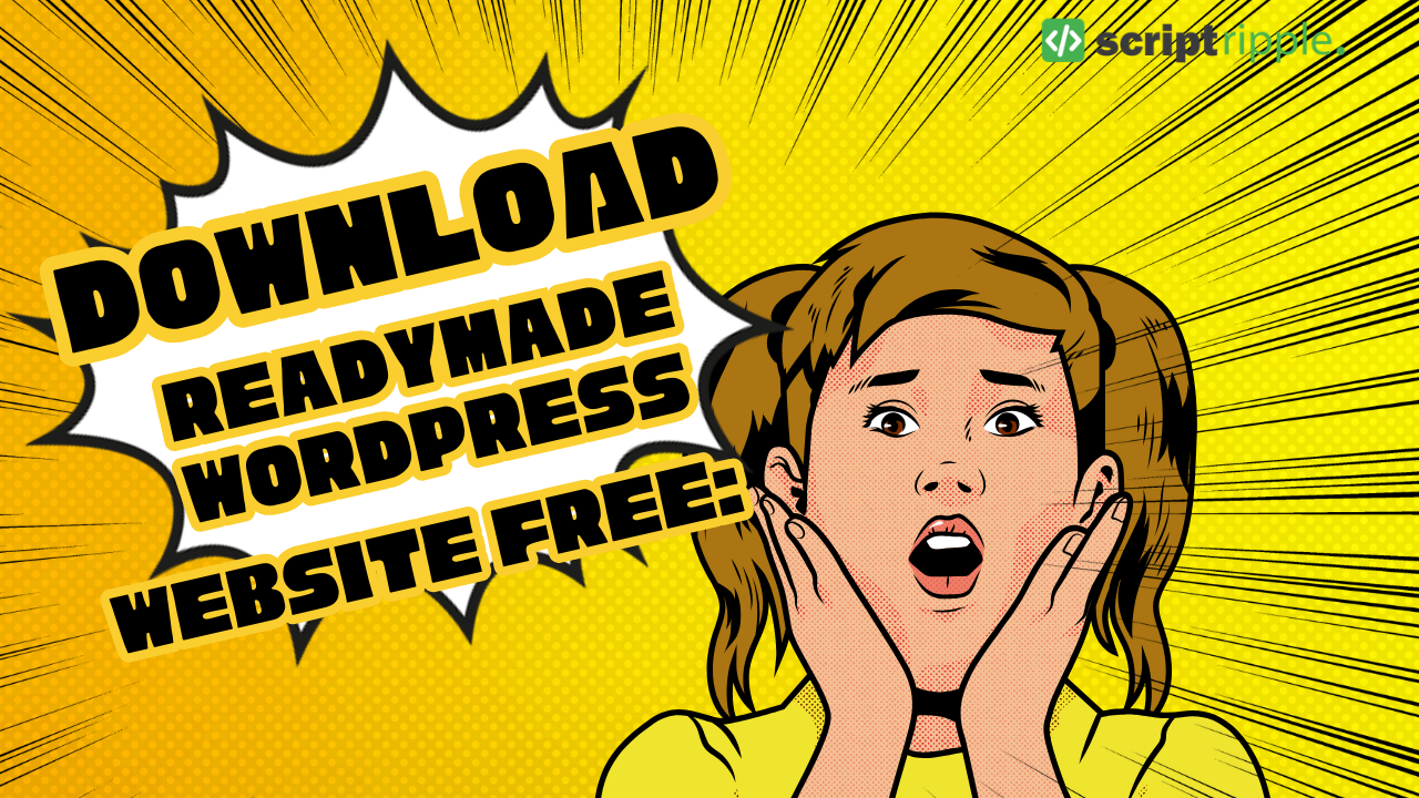Download Readymade WordPress Website Free