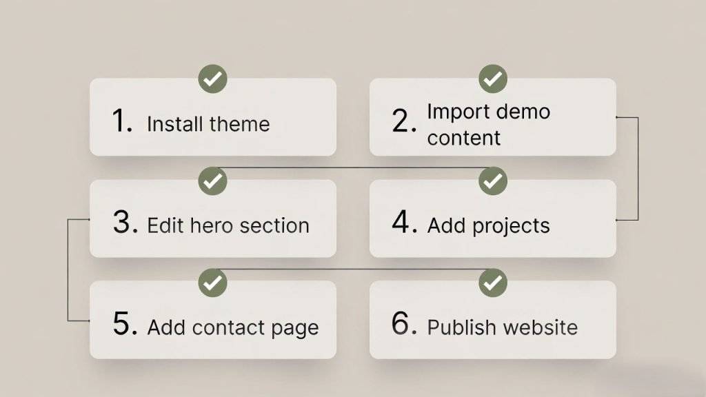 personal website setup