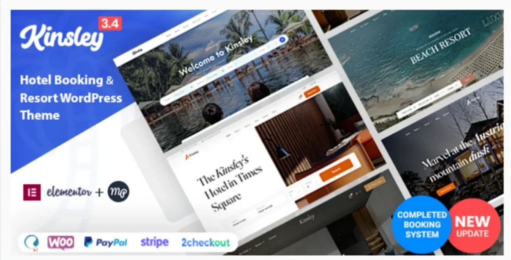 Kinsley – Hotel Booking Theme