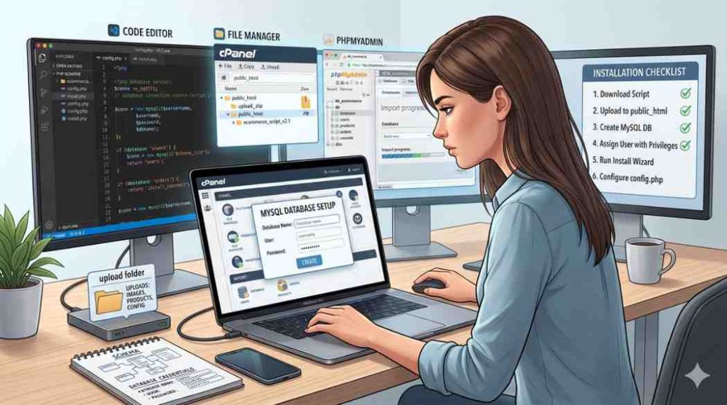 PHP ecommerce script