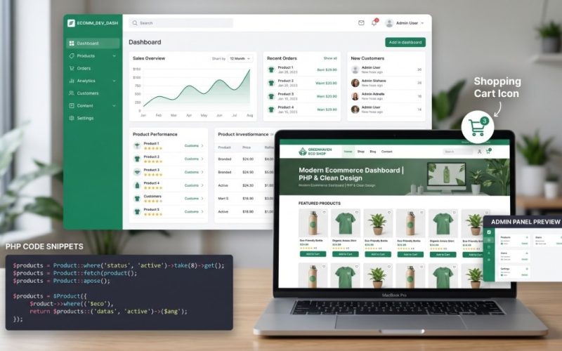 free PHP script for ecommerce website