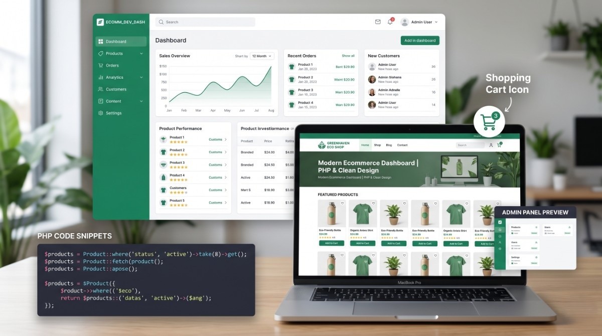 free PHP script for ecommerce website