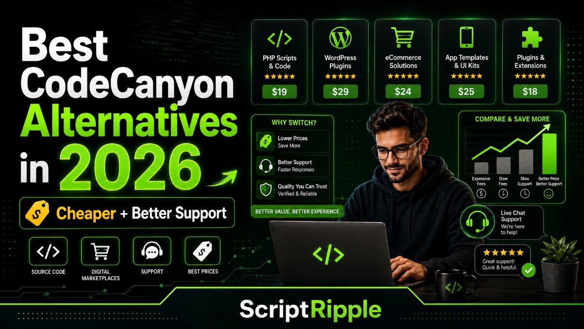 Best CodeCanyon Alternatives in 2026