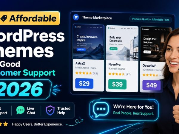 Affordable WordPress Themes with Good Customer Support in 2026
