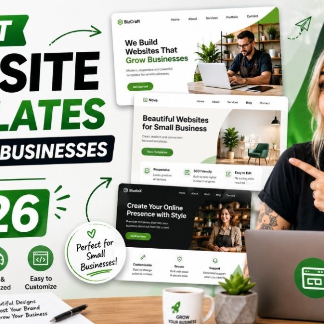Best Website Templates for Small Businesses in 2026