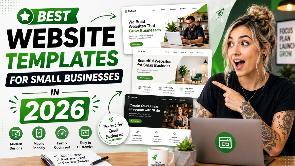 Best Website Templates for Small Businesses in 2026