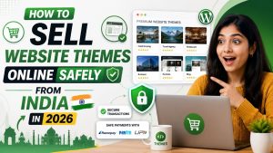 How to Sell Website Themes Online Safely from India in 2026